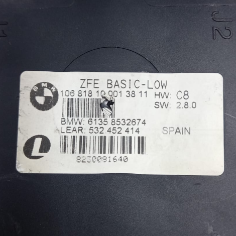 Modulo ZFE Marca BMW Modelo F800 GS Ano 2012 Origina