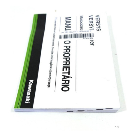 Manual Do Proprietário Kawasaki Versys 650 Ano 2020 Original
