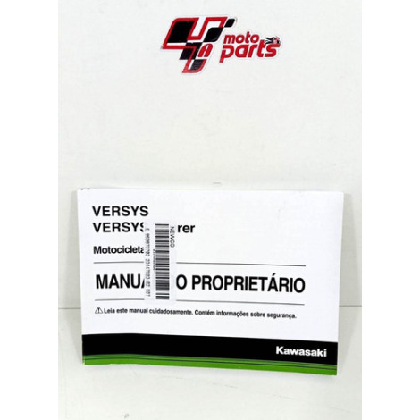 Manual Do Proprietário Kawasaki Versys 650 Ano 2020 Original