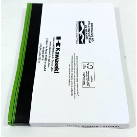 Manual Do Proprietário Kawasaki Versys 650 Ano 2020 Original
