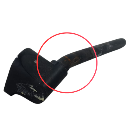 Semi Guidão Direito Kawasaki Ninja 250 2011 Original AVARIA
