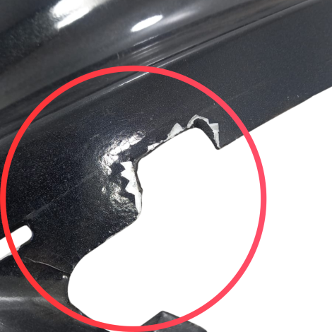 Carenagem Lateral Esq Suzuki Srad 1000 2008 Original AVARIA