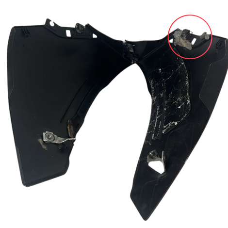 Carenagem Laterais Yamaha YZF R1 Crossplane 2010 Orig Avaria