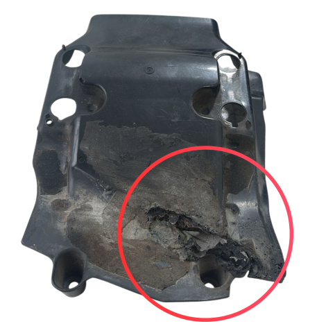 Paralama Interno Quadro B Yamaha YZF R1 2010 Original Avaria