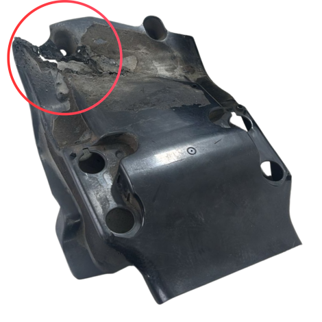 Paralama Interno Quadro B Yamaha YZF R1 2010 Original Avaria