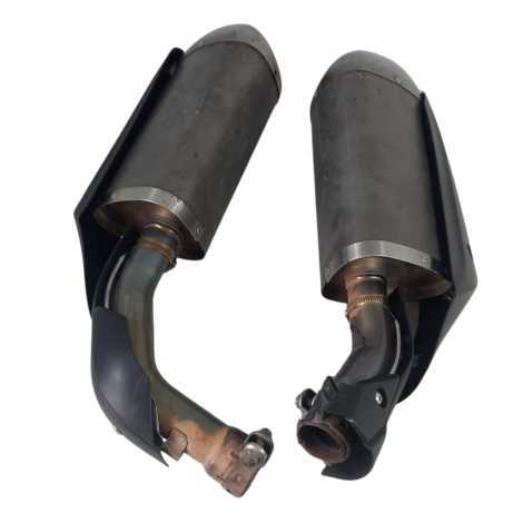 Par Ponteiras Escape Yamaha YZF R1 Crossplane 2010 Original