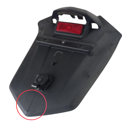 Suporte Placa Honda Gold Wing GL 1800 Ano 2019 Origin Avaria