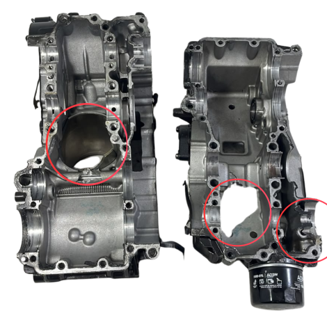Bloco Carcaça Motor Marca Bmw G310 Gs 2019 Original Avaria