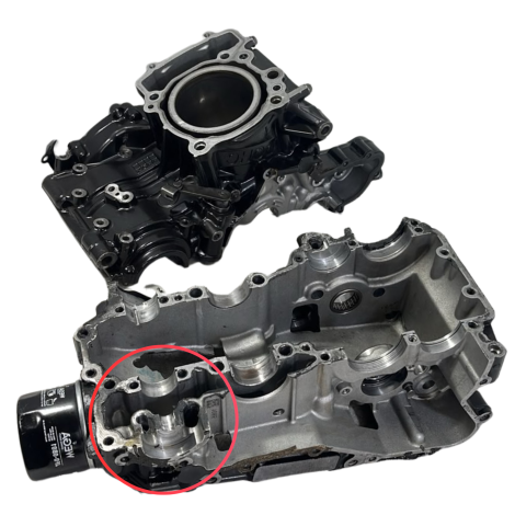 Bloco Carcaça Motor Marca Bmw G310 Gs 2019 Original Avaria