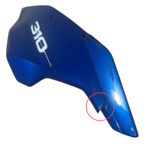 Acabamento Lat Tras Direi Rabeta Bmw Modelo G310 R 2021 Orig