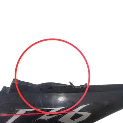 Carenagem Rabeta Tras Dta Fazer 600 N FZ6 2009 Origin AVARIA