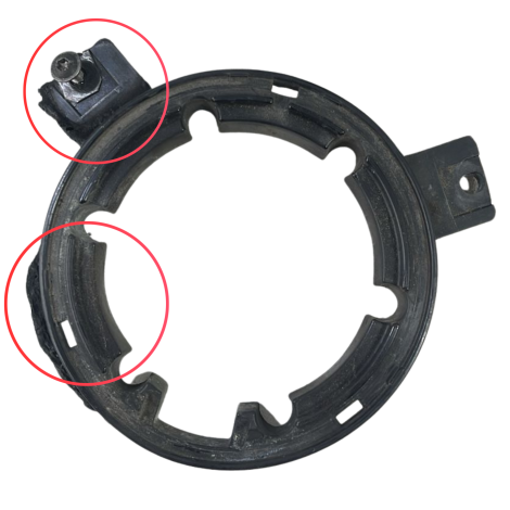 Acabamento Tampa Tanque BMW Modelo K1200 GT 2008 Orig Avaria