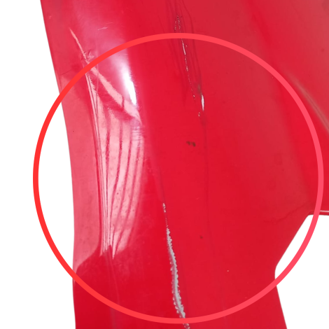 Spoiler Esquerdo Marca Ducati 1098 Ano 2008 Original AVARIA