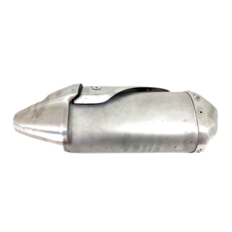 Ponteira Escape Esquerda Triumph Speed Triple 2013 Avaria