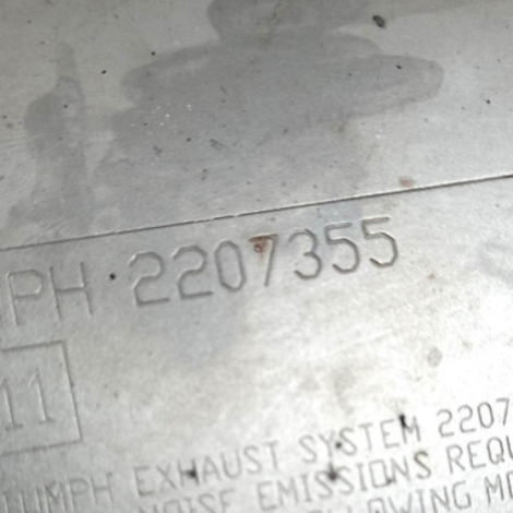 Ponteira Escape Esquerda Triumph Speed Triple 2013 Avaria