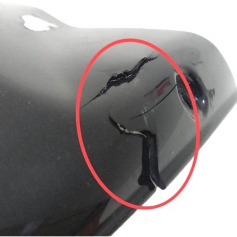 Carenagem Tanque Triumph Speed Triple 2013 Original Avaria