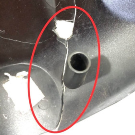 Carenagem Tanque Triumph Speed Triple 2013 Original Avaria