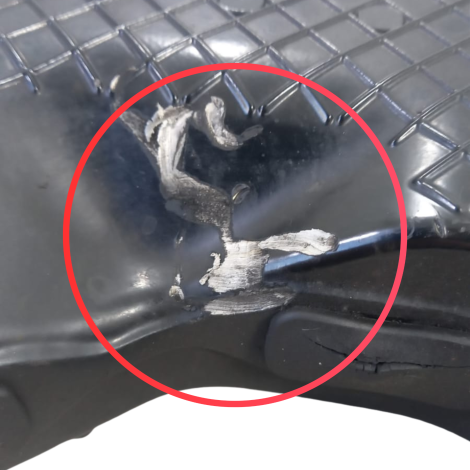 Balança Quadro Elastico BMW F800 GS Ano 2014 Original AVARIA