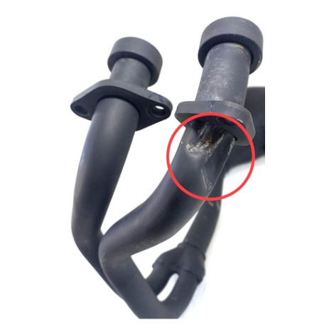 Curva Do Escapamento Yamaha Mt03 Ano 2020 2021 Original