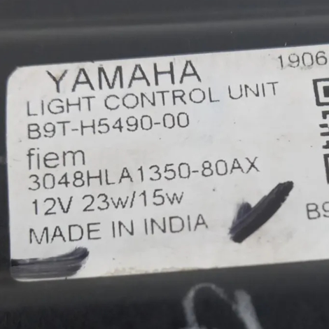 Unidade Controle Luz Yamaha Modelo Mt03 Ano 2021 Original