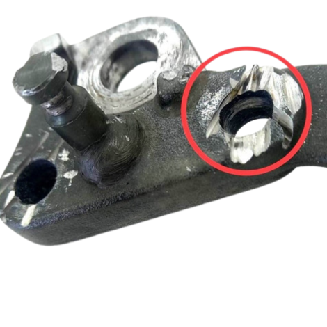 Suporte Pedal Descanso Suzuki Srad 1000 2007 Original AVARIA