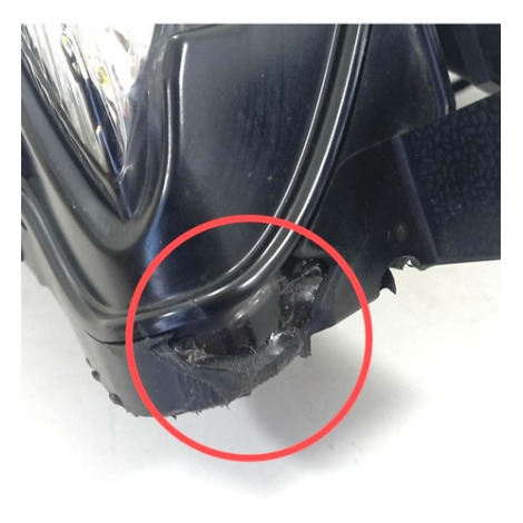 Farol Suzuki Modelo Gsx S1000 A Ano 2019 Original Avaria