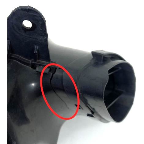 Duto de Ar Direito Suzuki GSXR Srad 1000 Ano 2012 Original