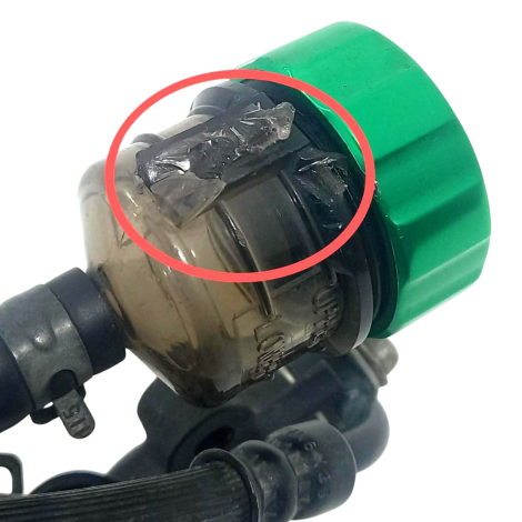 Cilindro Burrinho Freio Kawasaki ZX10 R 2017 Original AVARIA