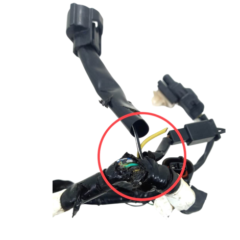 Chicote Painel Farol Suzuki V-Strom 1000 2019 Origina AVARIA