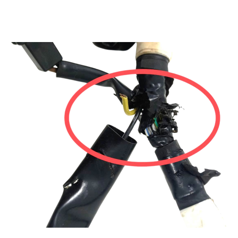 Chicote Painel Farol Suzuki V-Strom 1000 2019 Origina AVARIA