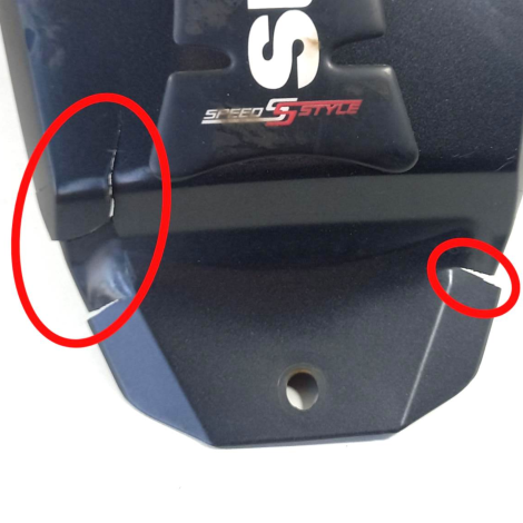 Capa do Tanque Suzuki V-strom 1000 Ano 2019 Original AVARIA