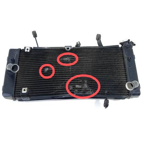 Radiador Água Suzuki V-Strom 1000 2019 Original RECUPERAR   