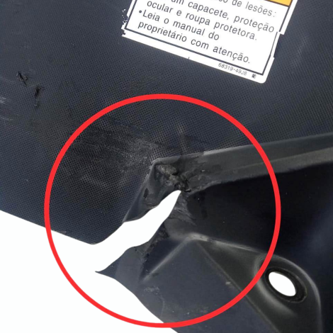 Acabamento Painel Suzuki V-Strom 1000 2019 Original AVARIA