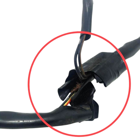 Chave de Partida Honda Modelo Falcon NX 400 Ano 2001 AVARIA