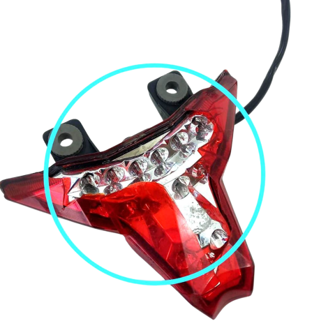 Lanterna Traseira Kawasaki ZX10 R Ano 2020 Original AVARIA