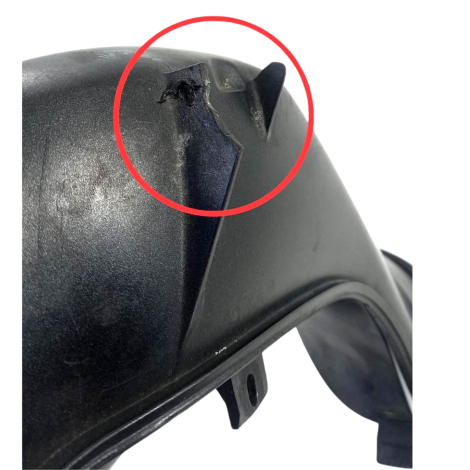 Duto Ar Direito Marca Yamaha YZF R1 Ano 2005 Original Avaria