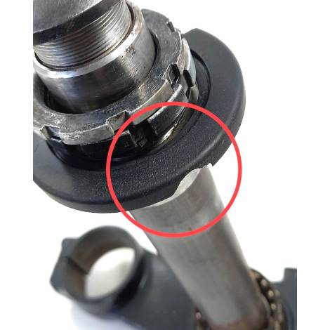 Mesa Inferior Kawasaki Modelo Z750 Ano 2010 Original Avaria 