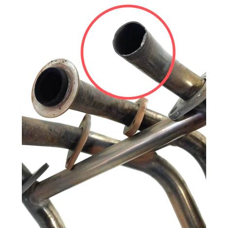 Coletor Aranha Escape Kawasaki Z750 Ano 2010 Original AVARIA