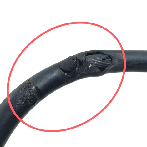 Flexível Freio Traseiro Marca Kawasaki Z750 Ano 2010 AVARIA