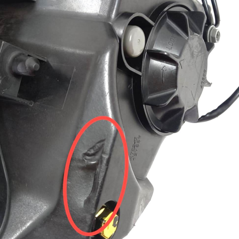 Farol Honda Cbr 1000 RR Fireblade Ano 2011 Original AVARIA