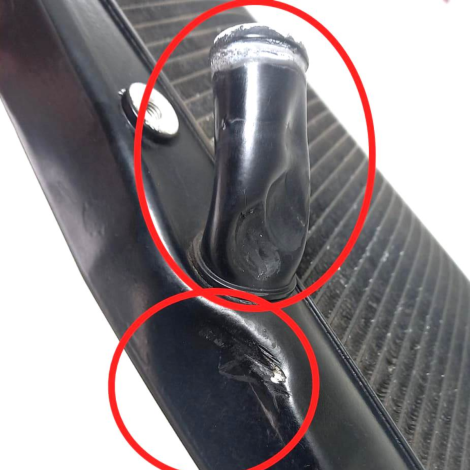 Radiador Água P/ Recuperar Honda CBR 1000 RR Ano 2011 Origi 