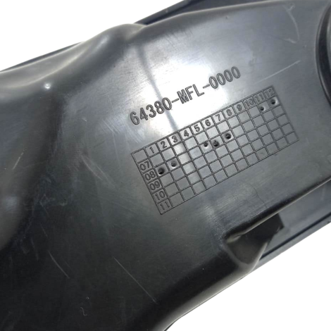 Duto Ar Esquerdo Honda CBR 1000 RR Fireblade 2008 Original  