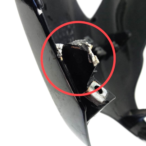 Carenagem Frontal Honda Cbr 1000 Rr Ano 2008 Original AVARIA