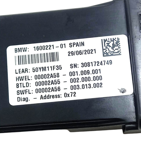 Módulo Luz Marca BMW Modelo S1000 RR Ano 2022 Original