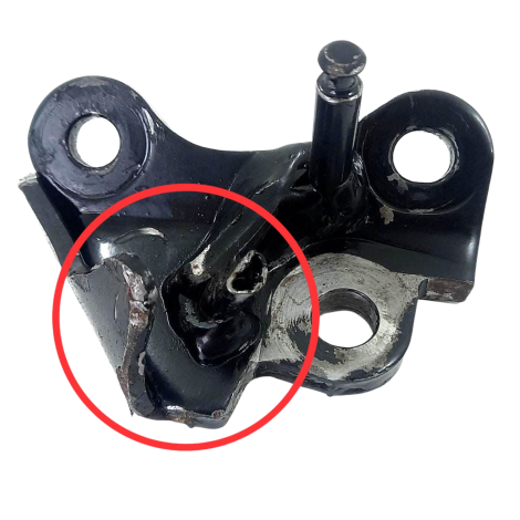 Suporte Pedal Descanso Honda Cbr 600 F 2013 Original AVARIA