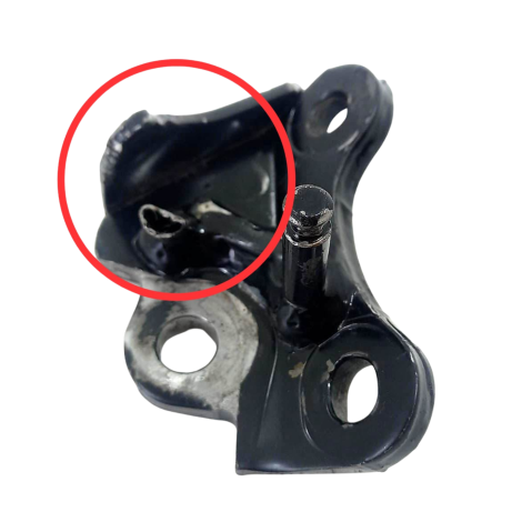 Suporte Pedal Descanso Honda Cbr 600 F 2013 Original AVARIA