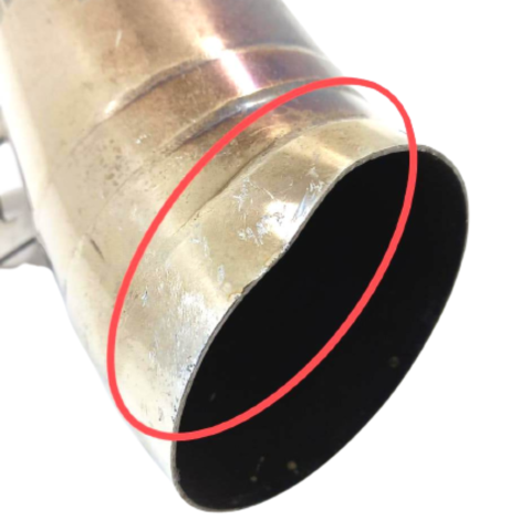 Ponteira Escapamento Honda Modelo CBR 600 F Ano 2013 Avaria 