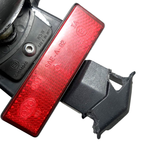 Porta Placa Triumph Modelo Daytona 675 2014 Original AVARIA