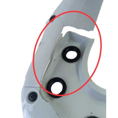 Acabamento Paralama B Inferior Suzuki Srad 1000 2012 AVARIA