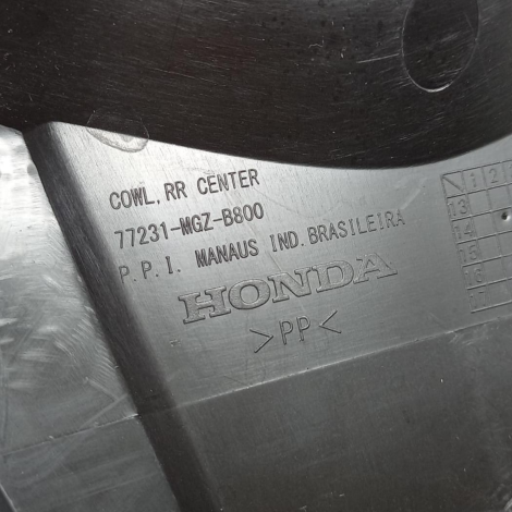 Rabeta Central Marca Honda Modelo Cb500 X Ano 2022 Original